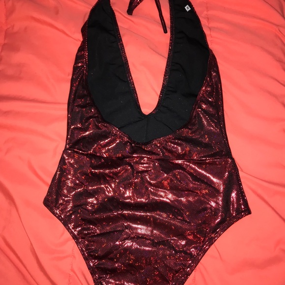 Rave Bodysuit Red - Picture 2 of 2